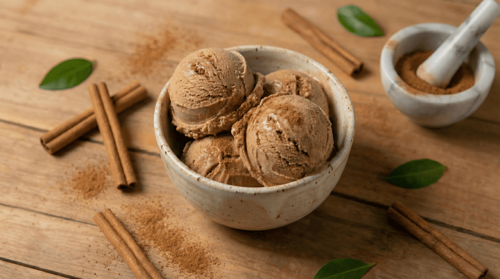 Cinnamon lce cream - BRIOBITE