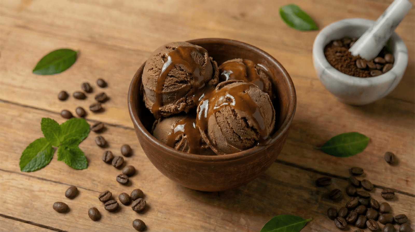 Dairy-Free coffee lce cream - BRIOBITE