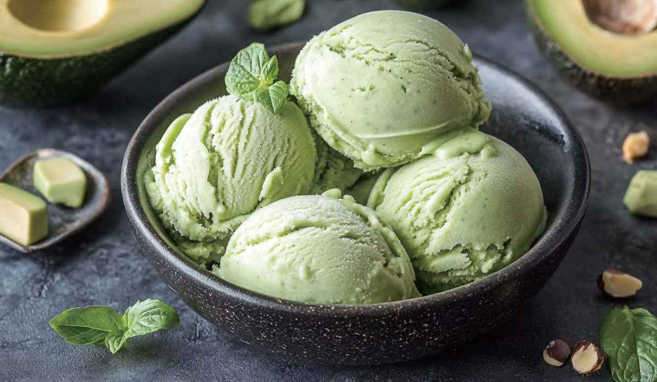 Egg-Free Avocado Ice Cream - BRIOBITE