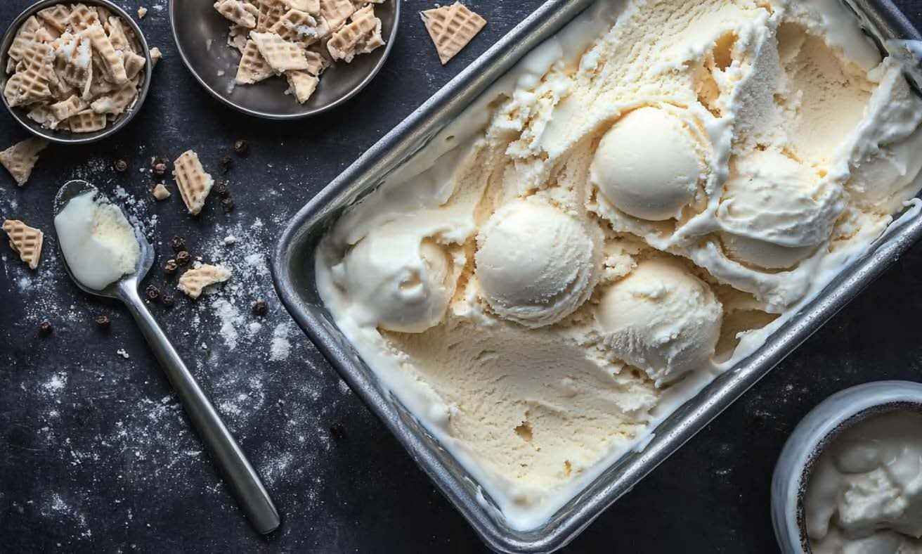 Kiri Cheese Ice Cream - BRIOBITE