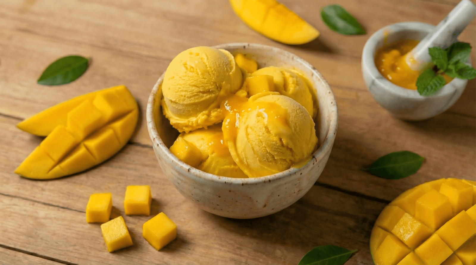 Mango Ice Cream - BRIOBITE