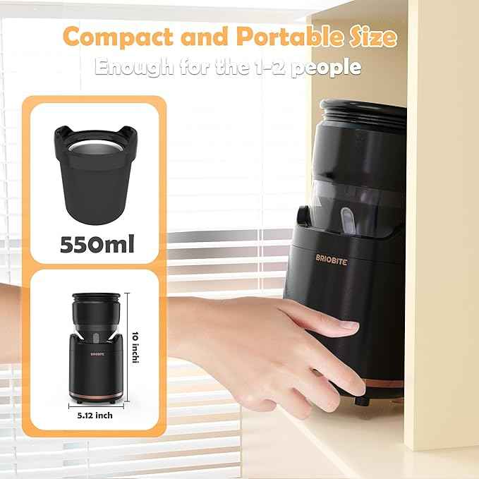 Briobite BL500 Black Ice Cream Maker - BRIOBITE