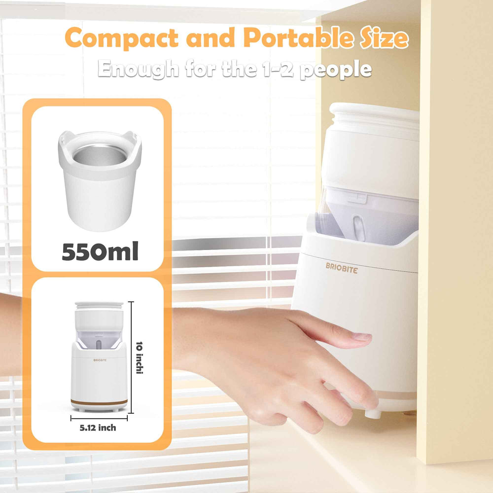 Briobite BL500 White Ice Cream Maker - BRIOBITE