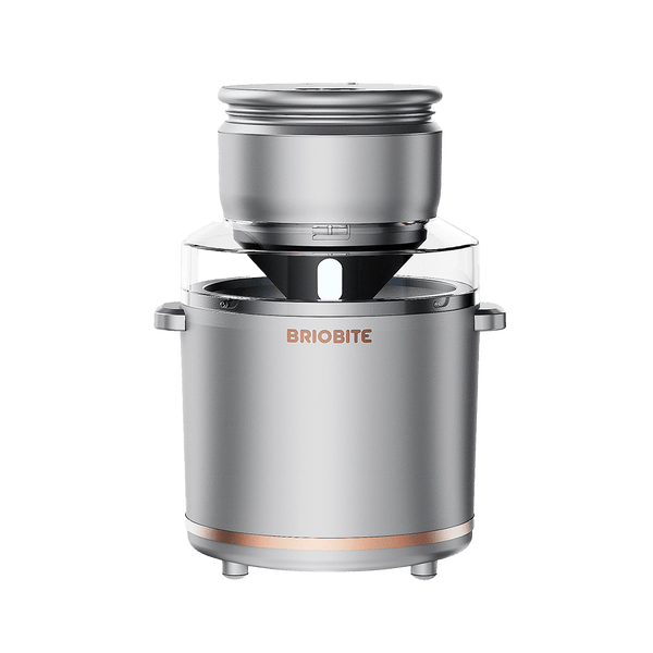 Briobite Dolce1000 Silver Ice Cream Maker - BRIOBITE