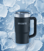 Briobite Freeze & Insulated Beer Mug Black - BRIOBITE