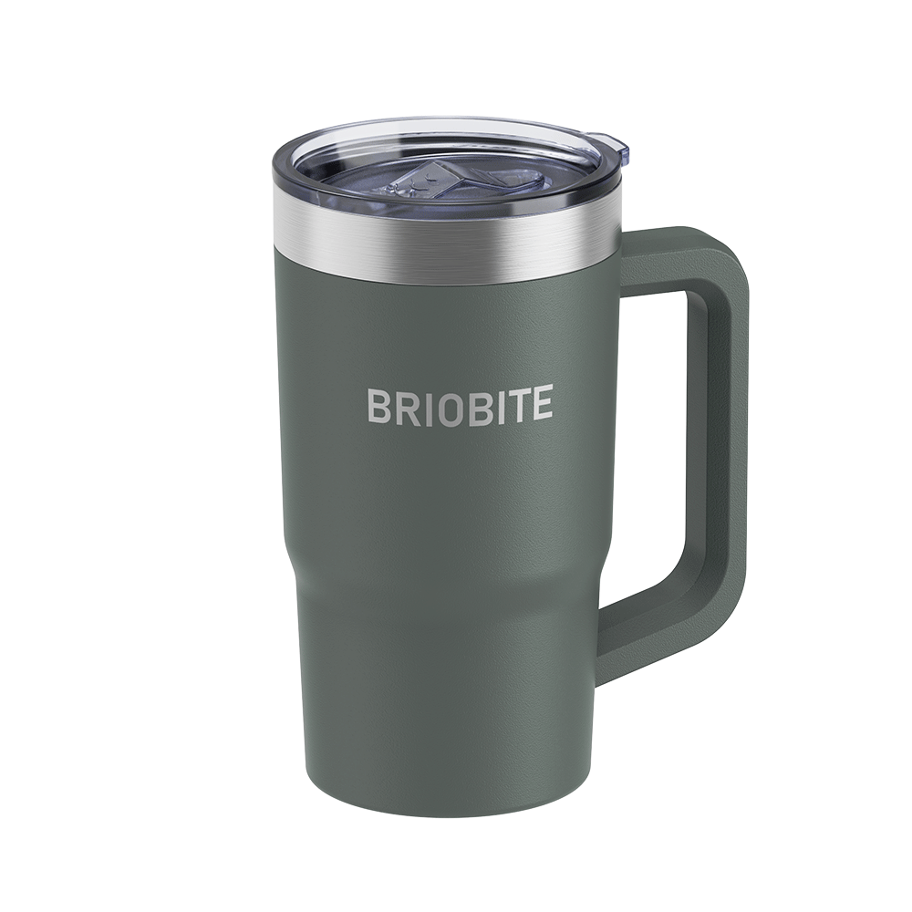 Briobite Freeze & Insulated Beer Mug Green - BRIOBITE