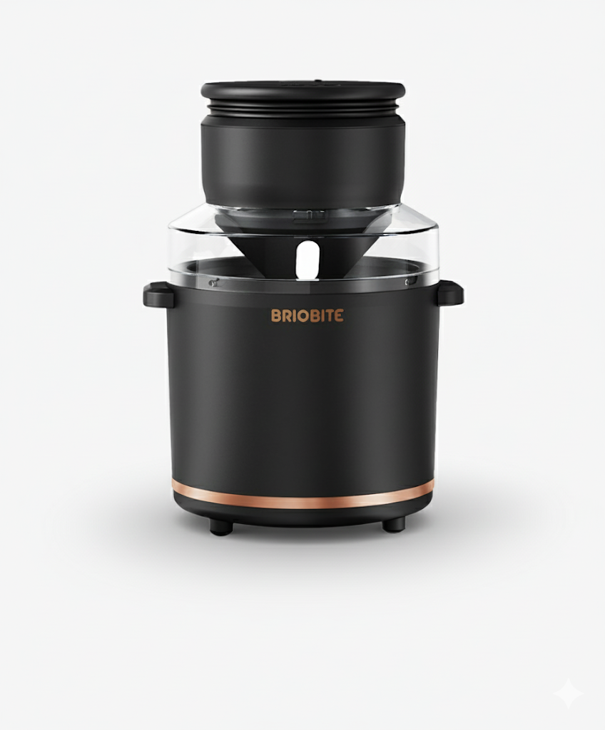 briobite ice cream maker dolce1000 black