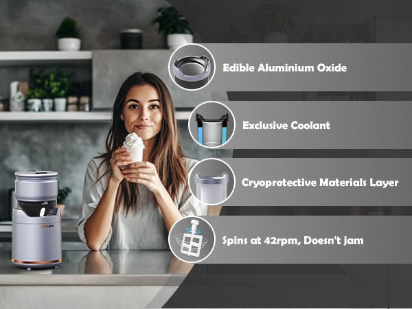 Ice Cream Maker Machine Freeze Bowl for BL500 - BRIOBITE